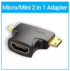 micro/mini 2-in-1 HDMI adapter