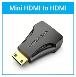 Mini HDMI male to HDMI Female adapter
