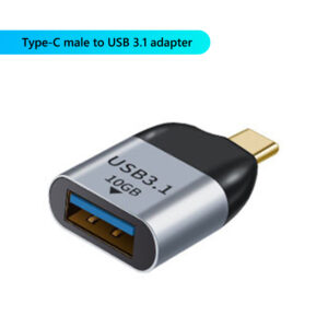 A Type-C to USB 3.1 Adapter is a small, portable device that allows you to connect your USB-C devices to your standard USB-A ports.