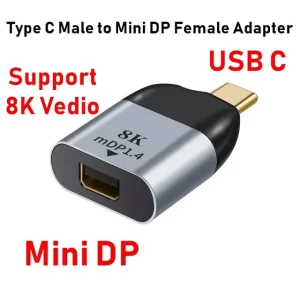 USB C to Mini Displayport Adapter 8K 60Hz