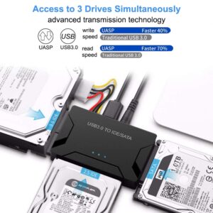 USB-A 3.0 to IDE & SATA Adapter