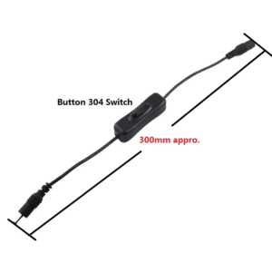 In-Line Power Switch with 5.5 x 2.1mm DC Connector