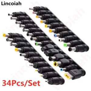 Universal DC AC Power Adapter Tips Connector Kit